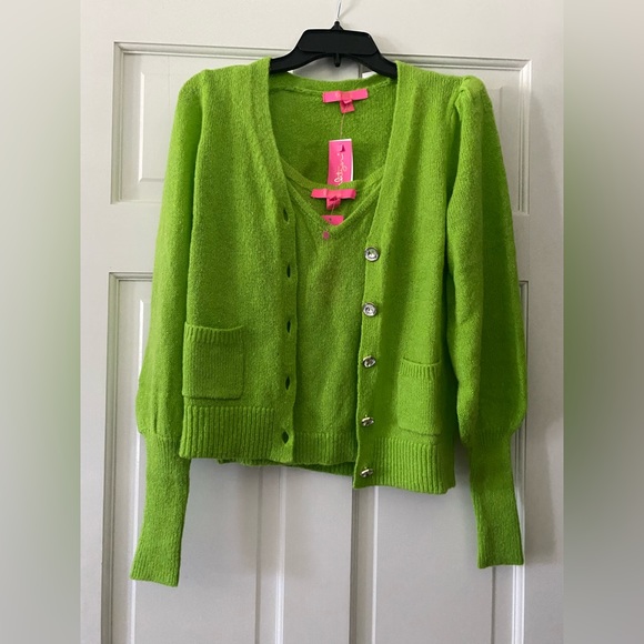 Lilly Pulitzer Angeli Sweater Set Fresh Citrus - Picture 2 of 4